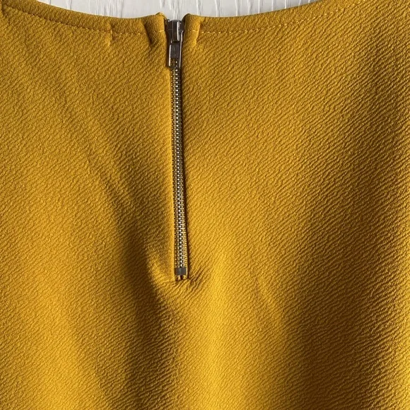 Green Envelope Mustard Yellow Women’s Blouse - Picture 8 of 8